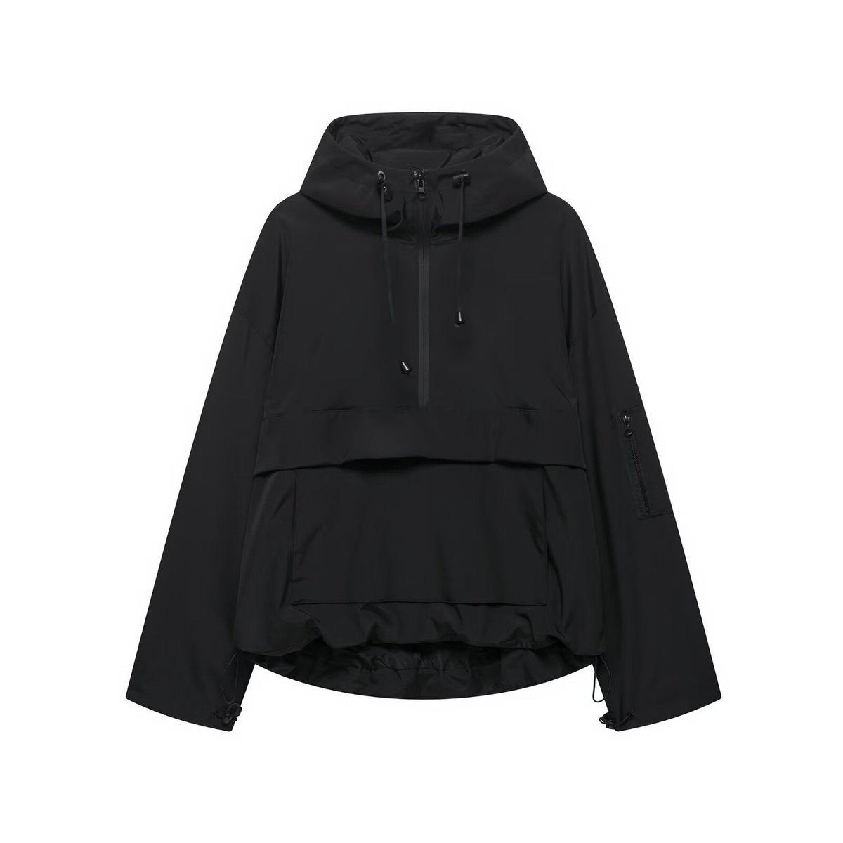 Alba | Anorak Impermeable Cortavientos Mujer con Capucha