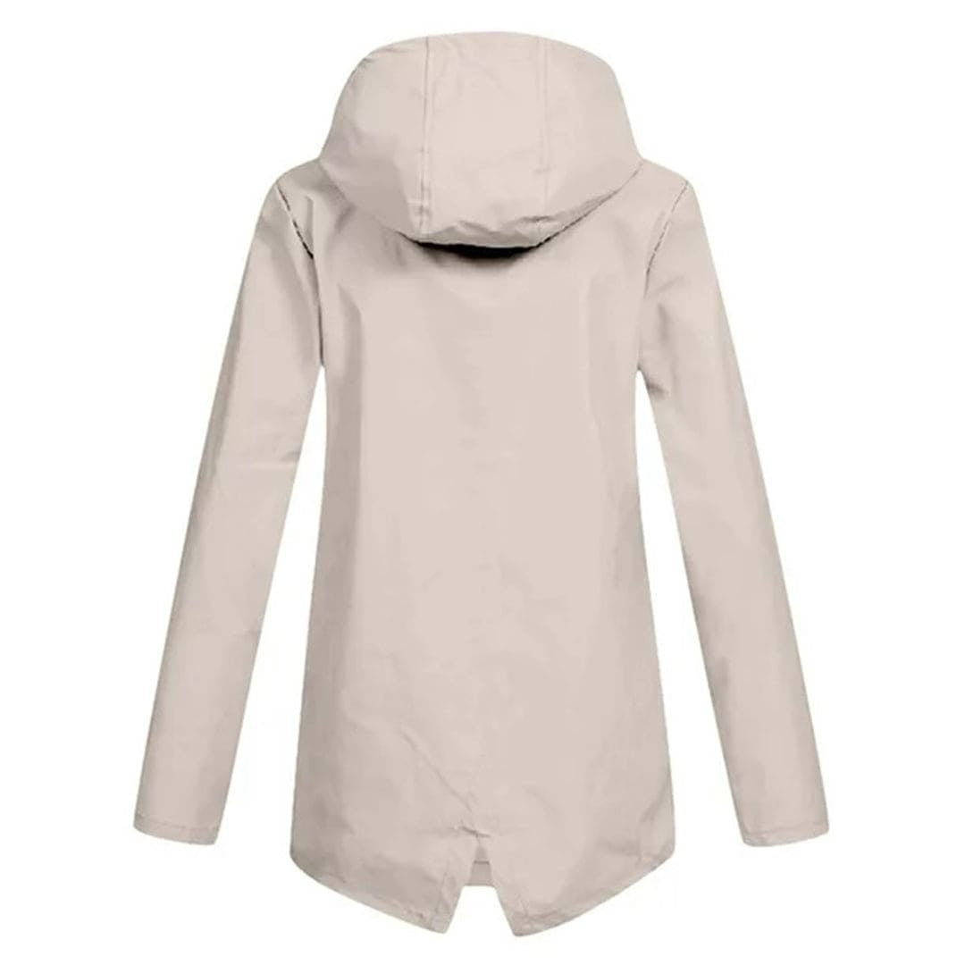 Lidia | Chubasquero Impermeable Mujer con Capucha Cremallera
