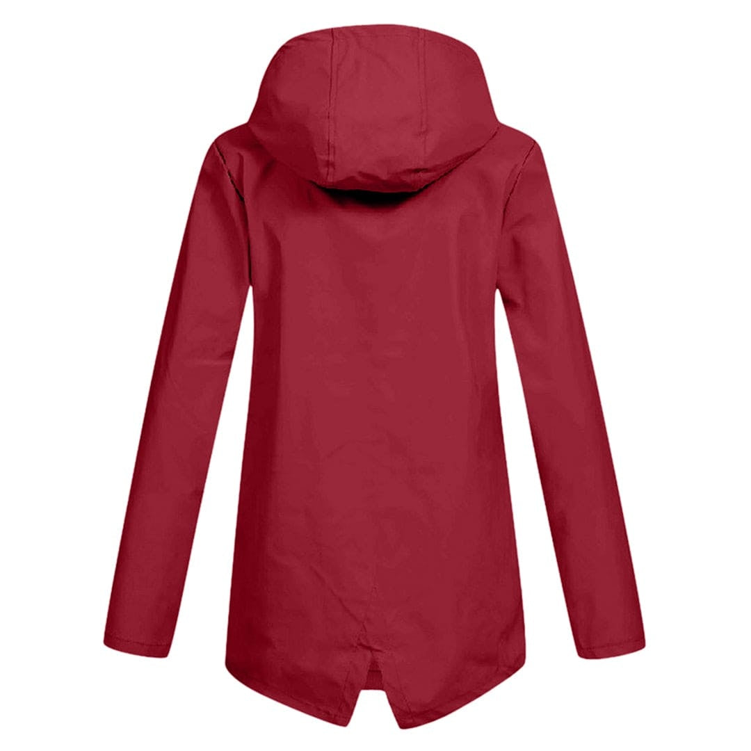 Lidia | Chubasquero Impermeable Mujer con Capucha Cremallera