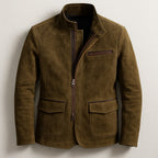 Wilson | Chaqueta de Ante Hombre Cuello Alto Bolsillos