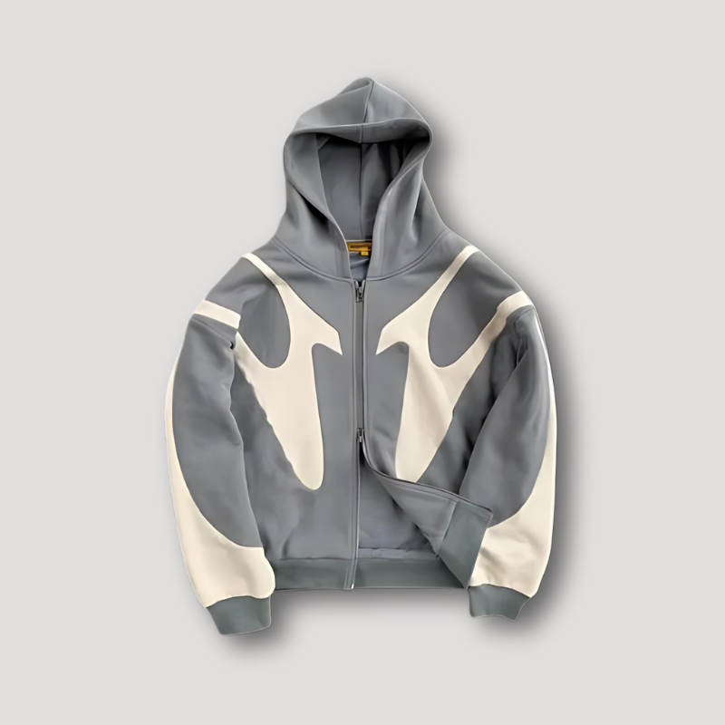 Tomás | Sudadera con Cremallera Hombre con Capucha Estampado Gráfico