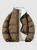 Demián | Chaqueta Acolchada Hombre Puffer con Forro de Borreguito