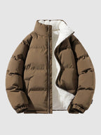 Demián | Chaqueta Acolchada Hombre Puffer con Forro de Borreguito