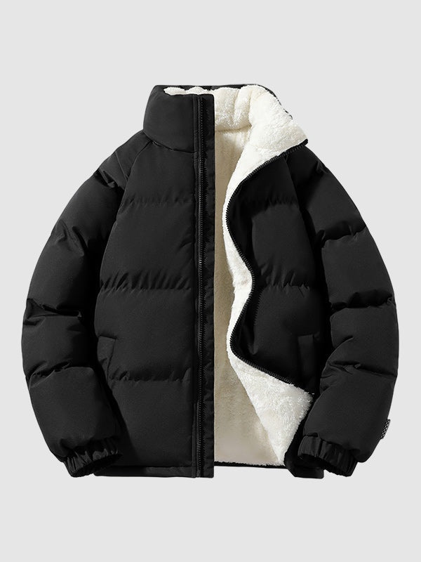 Demián | Chaqueta Acolchada Hombre Puffer con Forro de Borreguito
