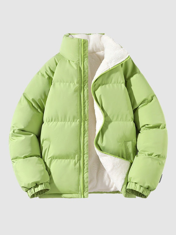 Demián | Chaqueta Acolchada Hombre Puffer con Forro de Borreguito