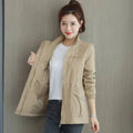 Nekane | Chaqueta Militar Ligera Mujer Cremallera Cintura Ajustable