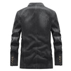 Delio | Cazadora Vaquera de Denim Hombre Corte Blazer