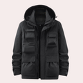 Adan | Parka Hombre Impermeable con Capucha Múltiples Bolsillos