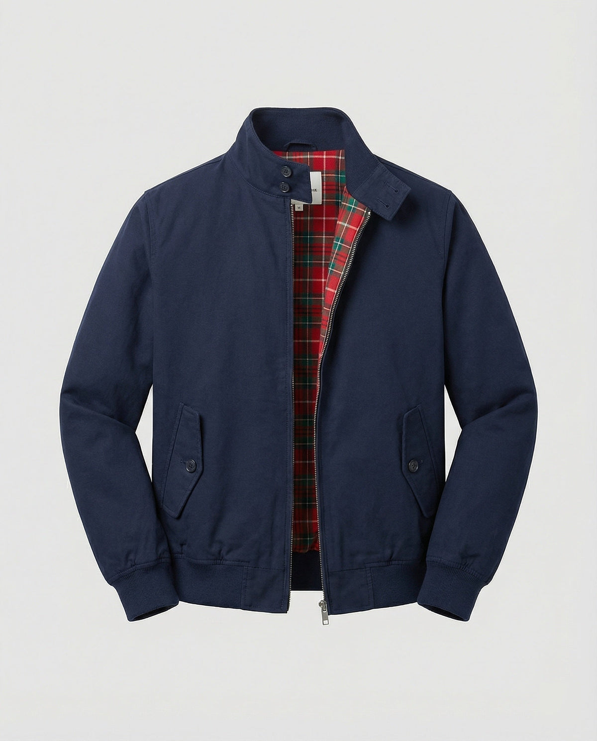 Ulpiano | Chaqueta Harrington Hombre Forro Cuadros Cremallera