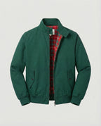Ulpiano | Chaqueta Harrington Hombre Forro Cuadros Cremallera