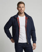 Mateo | Chaqueta Harrington Hombre Forro Tartán