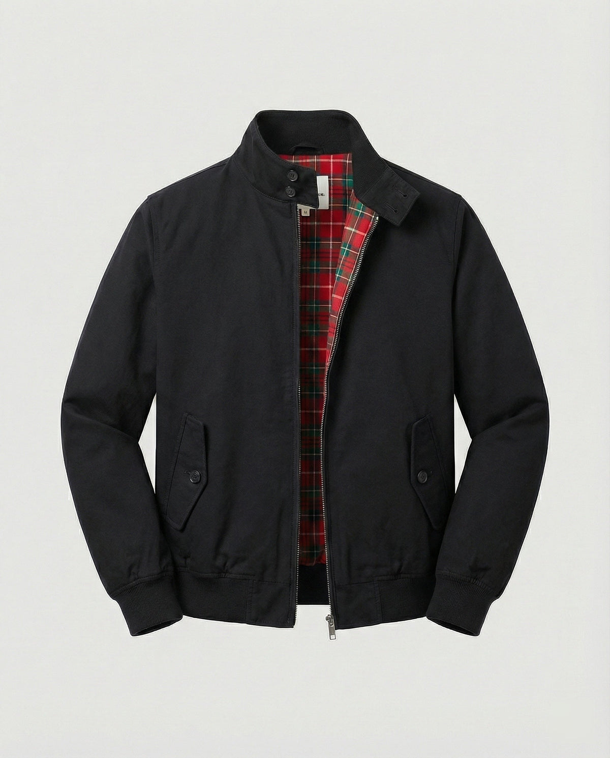 Mateo | Chaqueta Harrington Hombre Forro Tartán