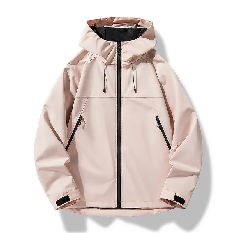 Valentín | Chaqueta Cortavientos Impermeable Hombre con Capucha