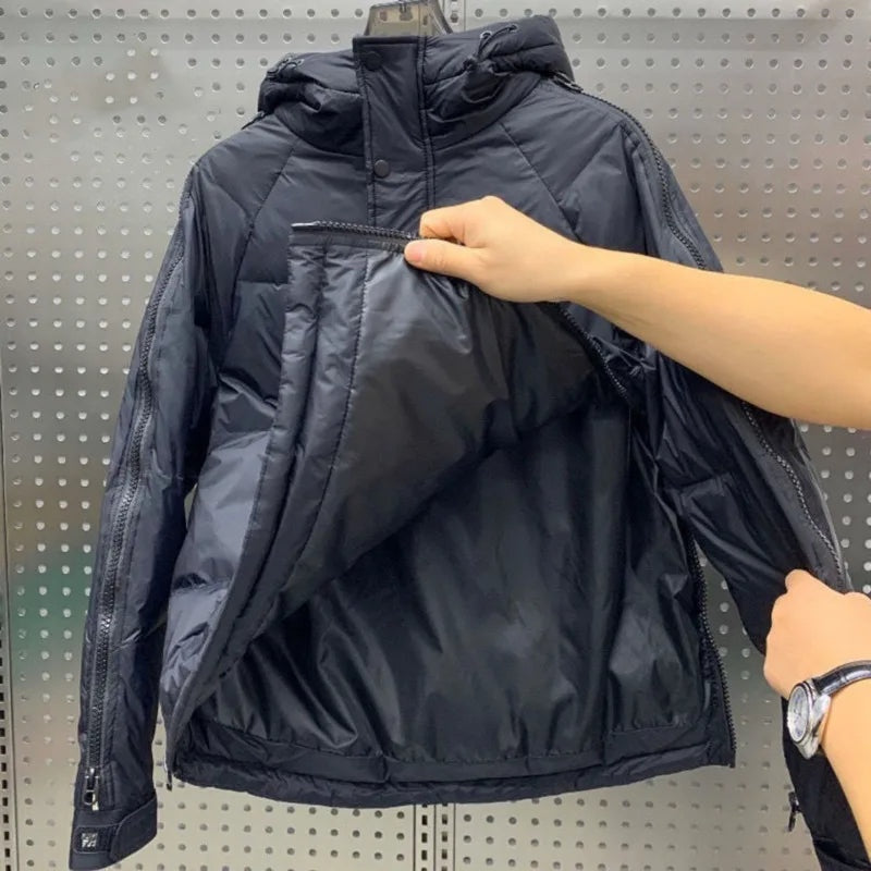 Ximo | Anorak Hombre con Capucha Acolchado Plumífero