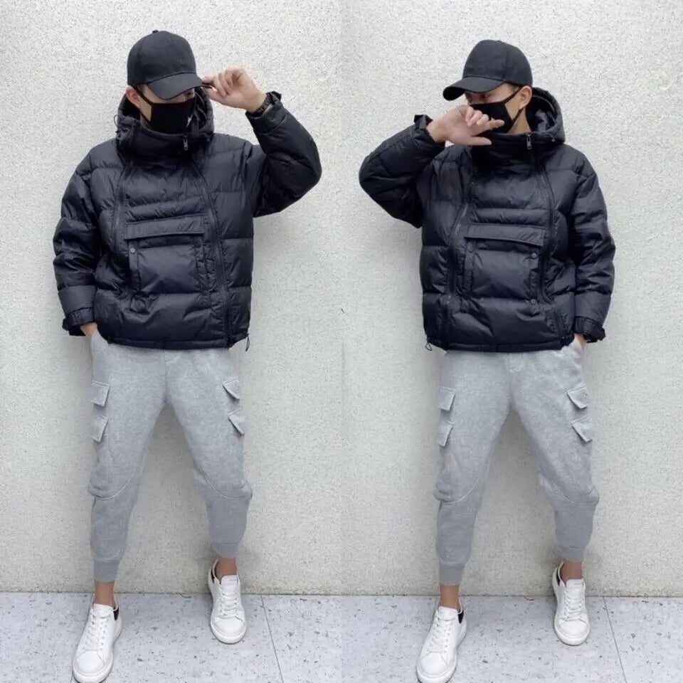 Ximo | Anorak Hombre con Capucha Acolchado Plumífero