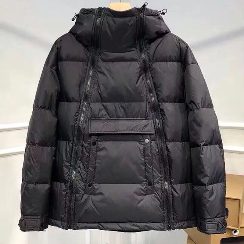 Ximo | Anorak Hombre con Capucha Acolchado Plumífero