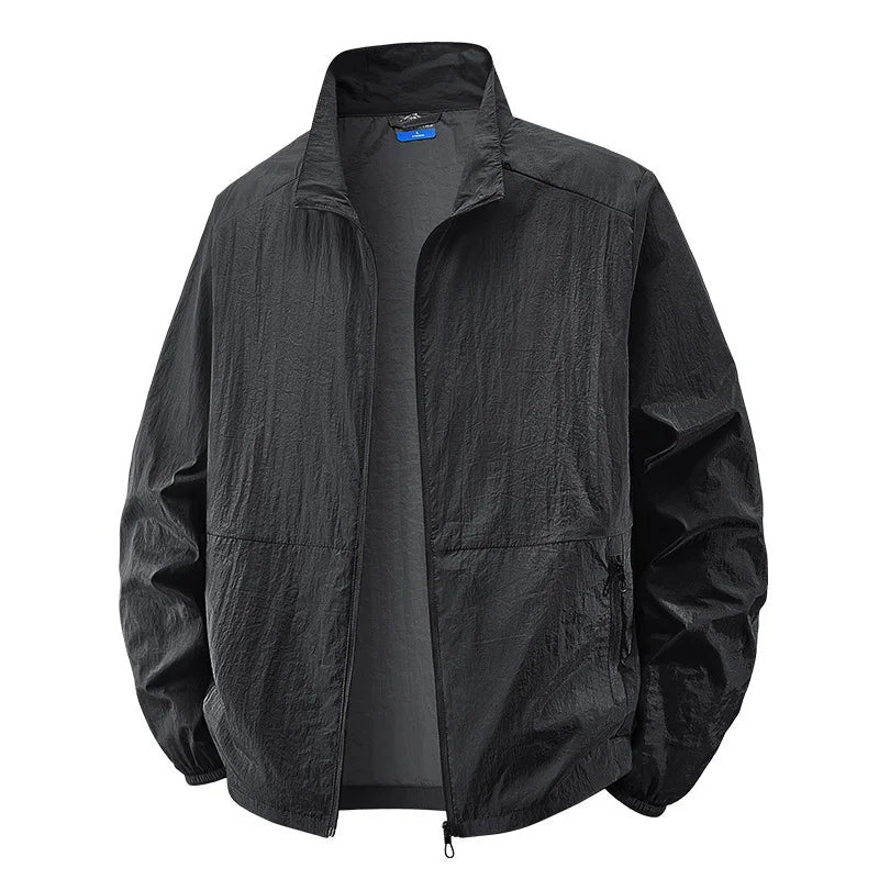 Alonso | Chaqueta Cortavientos Ligera Hombre Cuello Alto Cremallera