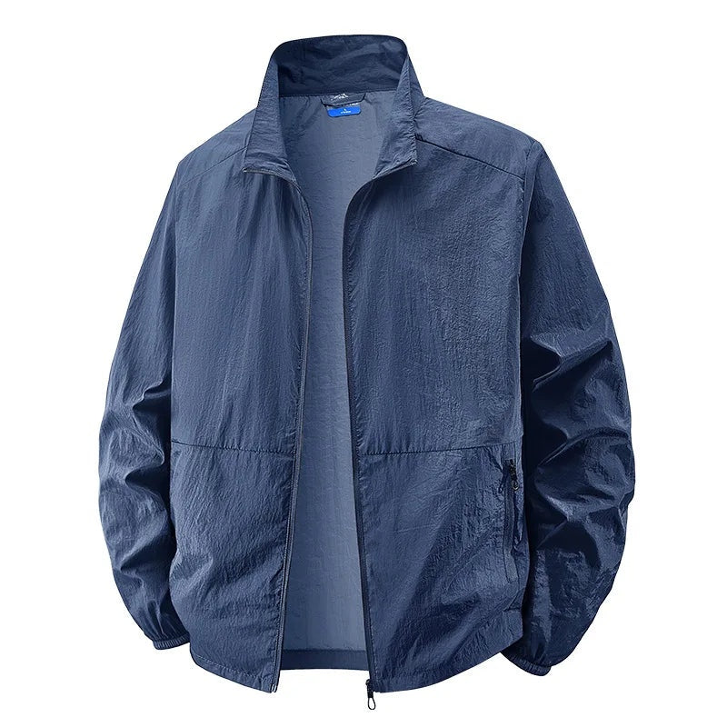 Alonso | Chaqueta Cortavientos Ligera Hombre Cuello Alto Cremallera