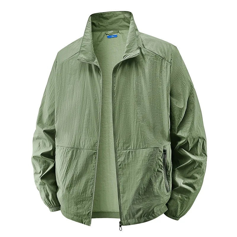 Alonso | Chaqueta Cortavientos Ligera Hombre Cuello Alto Cremallera