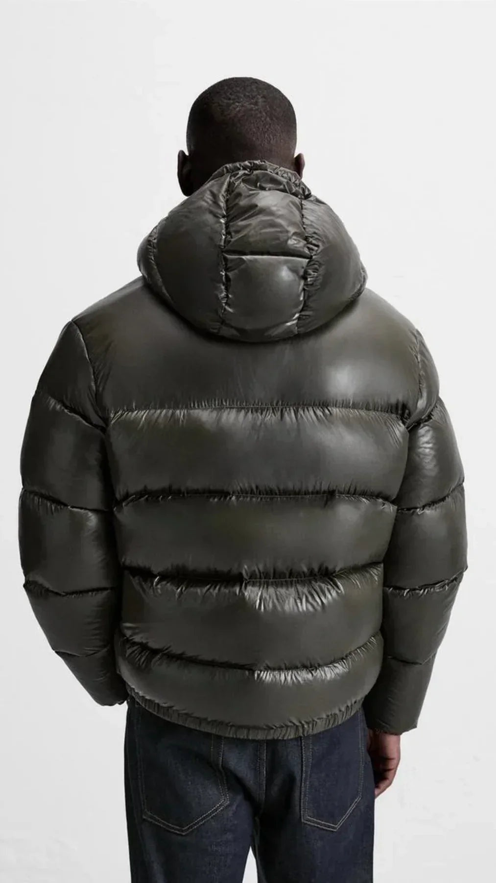 Leandro | Chaqueta de Plumas Hombre con Capucha Puffer