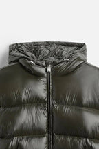 Leandro | Chaqueta de Plumas Hombre con Capucha Puffer