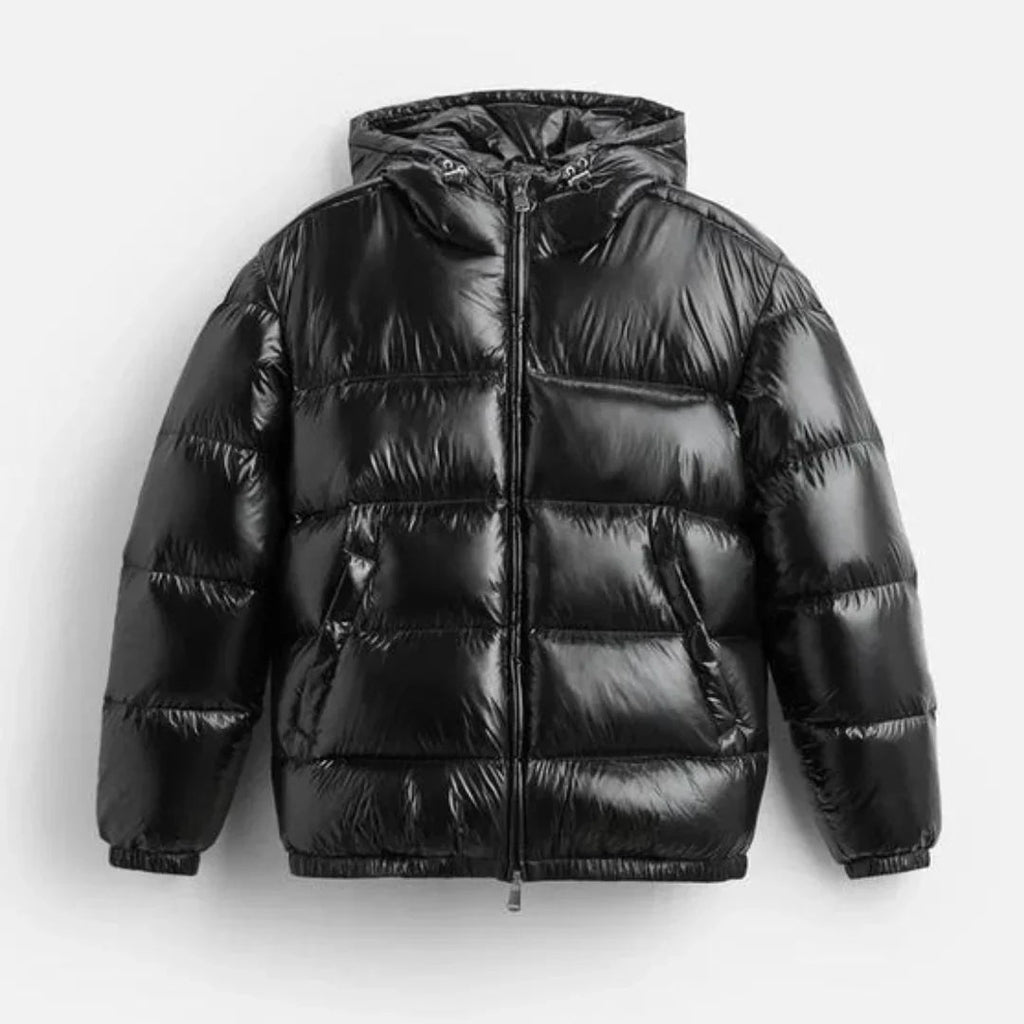 Leandro | Chaqueta de Plumas Hombre con Capucha Puffer