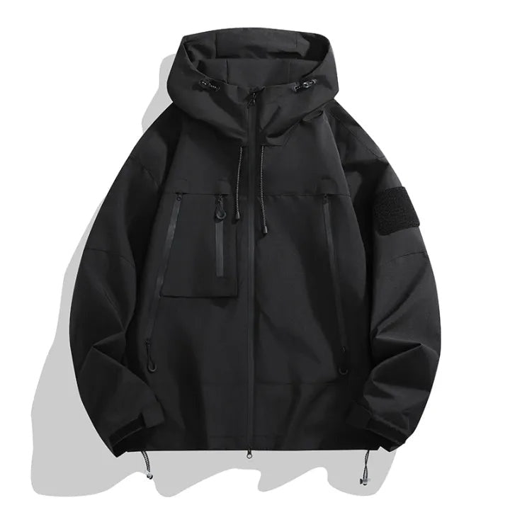 Quintín | Chaqueta Softshell Hombre con Capucha Bolsillos Cremallera