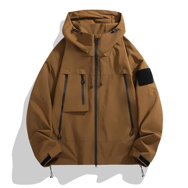 Quintín | Chaqueta Softshell Hombre con Capucha Bolsillos Cremallera