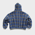 Hugo | Sudadera Oversize Reversible con Capucha Hombre Cuadros