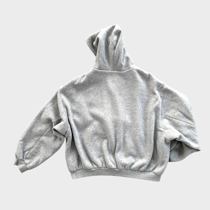 Hugo | Sudadera Oversize Reversible con Capucha Hombre Cuadros