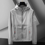 Octavio | Varsity Jacket Hombre con Capucha Rompevientos