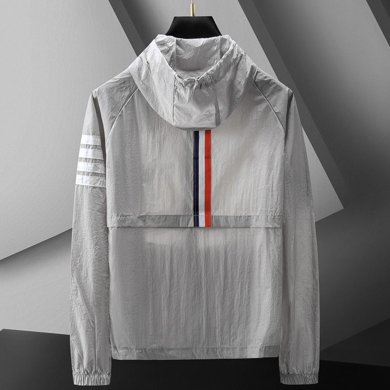 Octavio | Varsity Jacket Hombre con Capucha Rompevientos