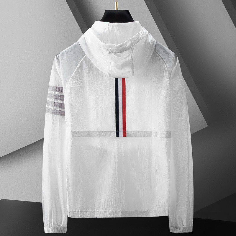Octavio | Varsity Jacket Hombre con Capucha Rompevientos