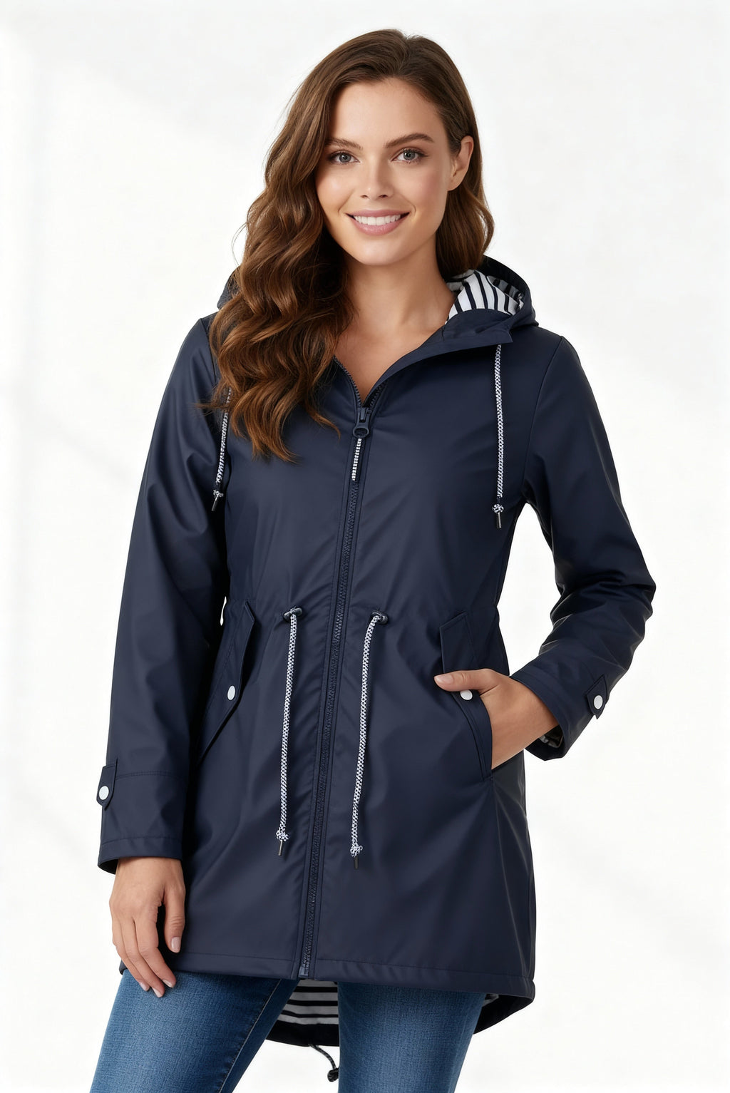 Rocío | Chubasquero Impermeable Mujer con Capucha