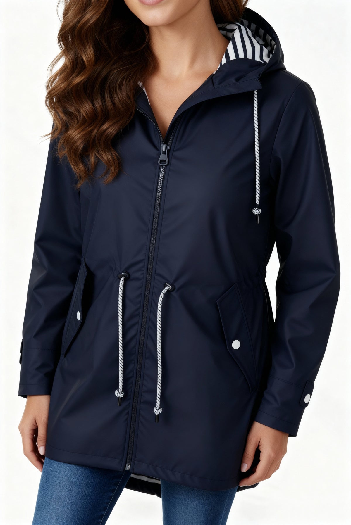 Rocío | Chubasquero Impermeable Mujer con Capucha