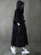 Gisela | Trench Coat Largo con Capucha Mujer Oversize