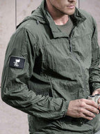 Ricardo | Anorak Hombre Cortavientos con Capucha Cremallera