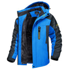 Quique | Chaqueta Softshell Impermeable Hombre con Forro Polar Capucha