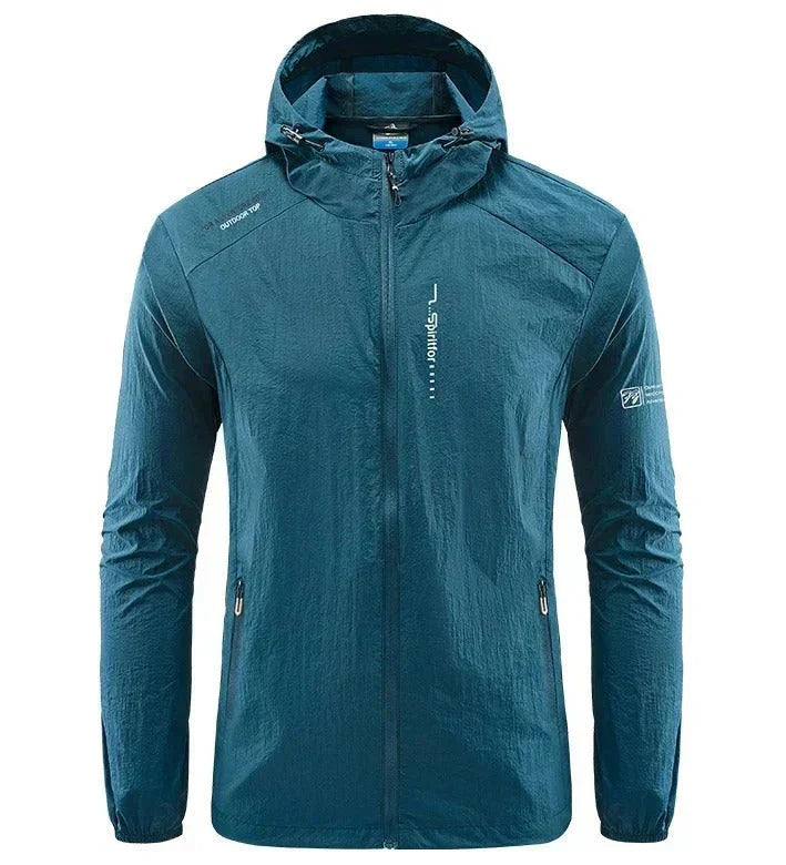 Ulises | Chubasquero Impermeable con Capucha Hombre Ultraligero