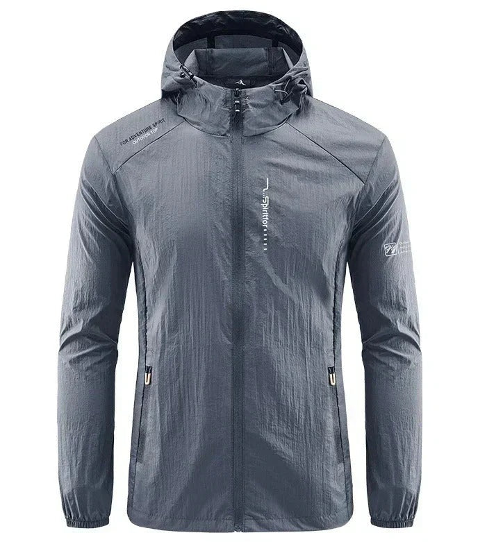 Ulises | Chubasquero Impermeable con Capucha Hombre Ultraligero