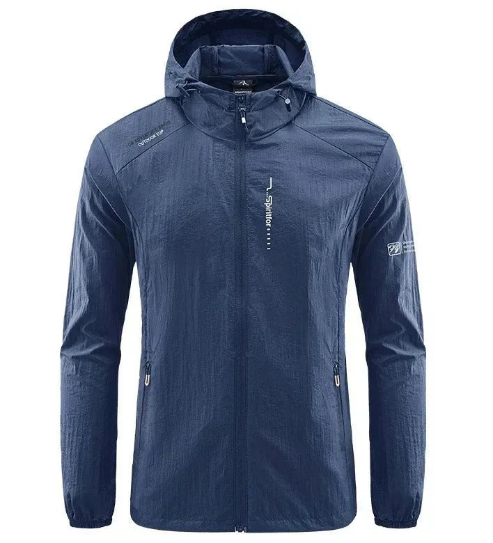 Ulises | Chubasquero Impermeable con Capucha Hombre Ultraligero