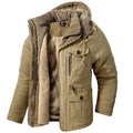Tobías | Puffer Jacket Hombre con Capucha Forro Polar Interior