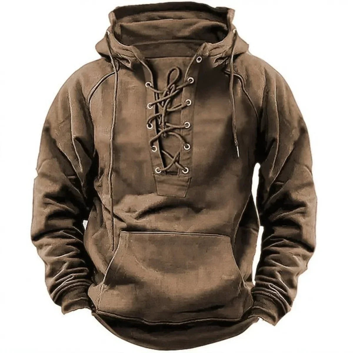Nico | Sudadera Oversize con Capucha Hombre Cordones Bolsillo Canguro