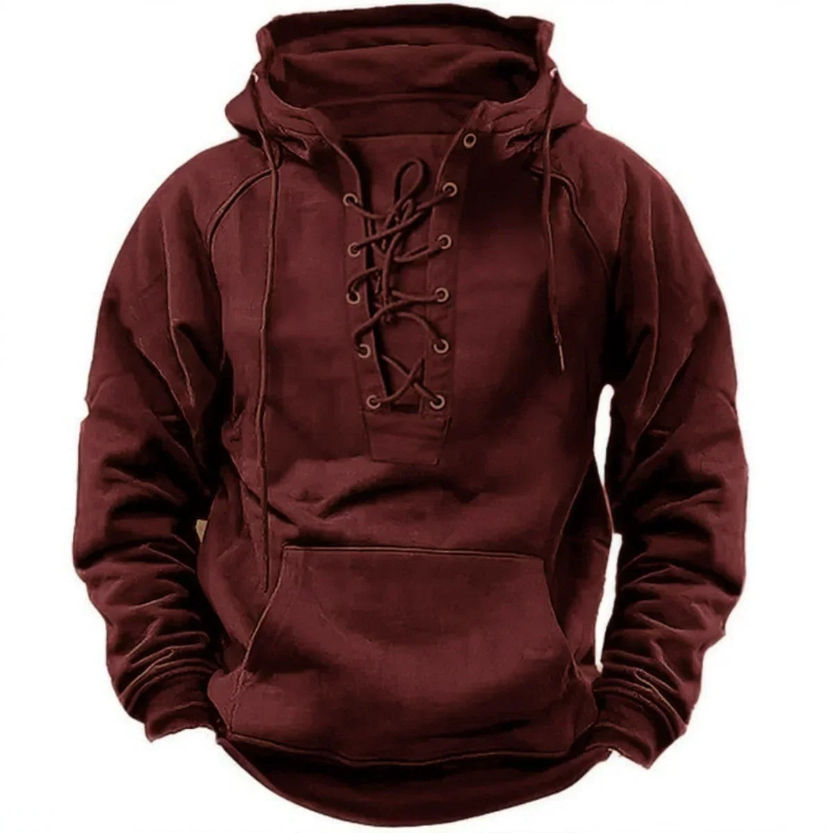Nico | Sudadera Oversize con Capucha Hombre Cordones Bolsillo Canguro