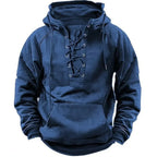 Nico | Sudadera Oversize con Capucha Hombre Cordones Bolsillo Canguro