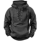 Nico | Sudadera Oversize con Capucha Hombre Cordones Bolsillo Canguro