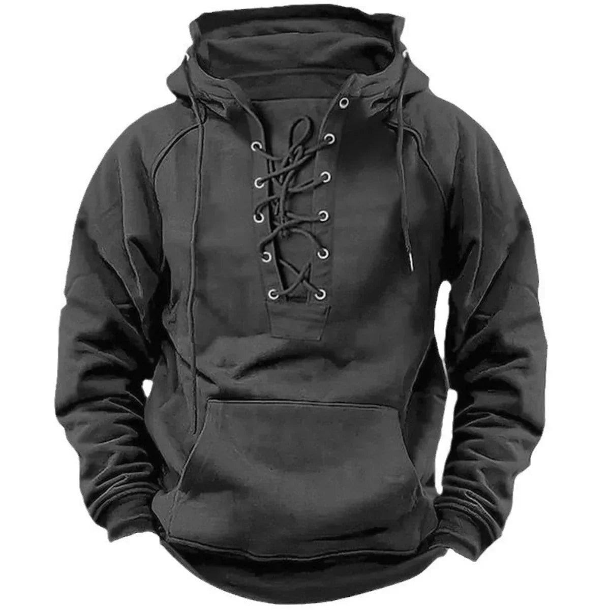 Nico | Sudadera Oversize con Capucha Hombre Cordones Bolsillo Canguro