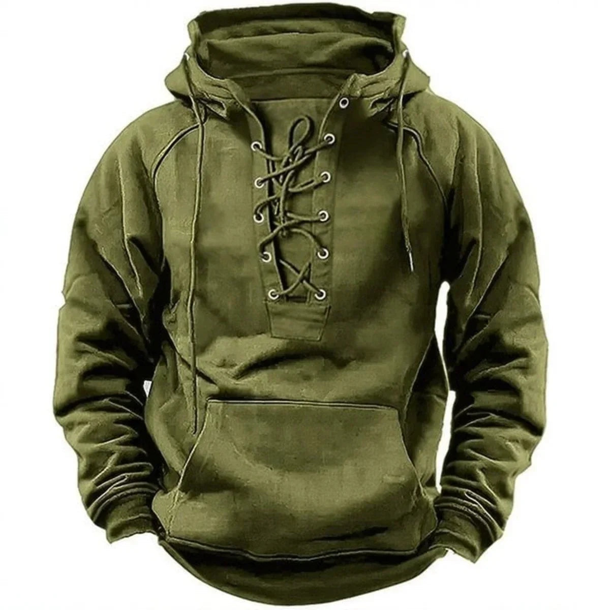 Nico | Sudadera Oversize con Capucha Hombre Cordones Bolsillo Canguro