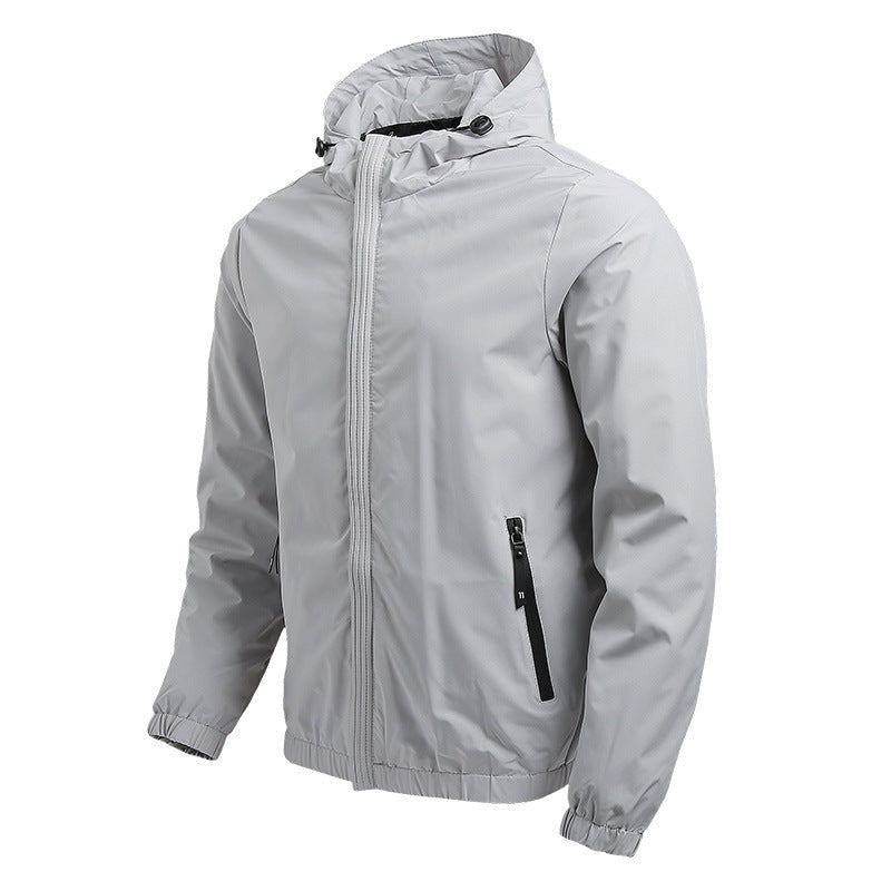 Teodoro | Chaqueta Softshell con Capucha Hombre Cazadora Entretiempo