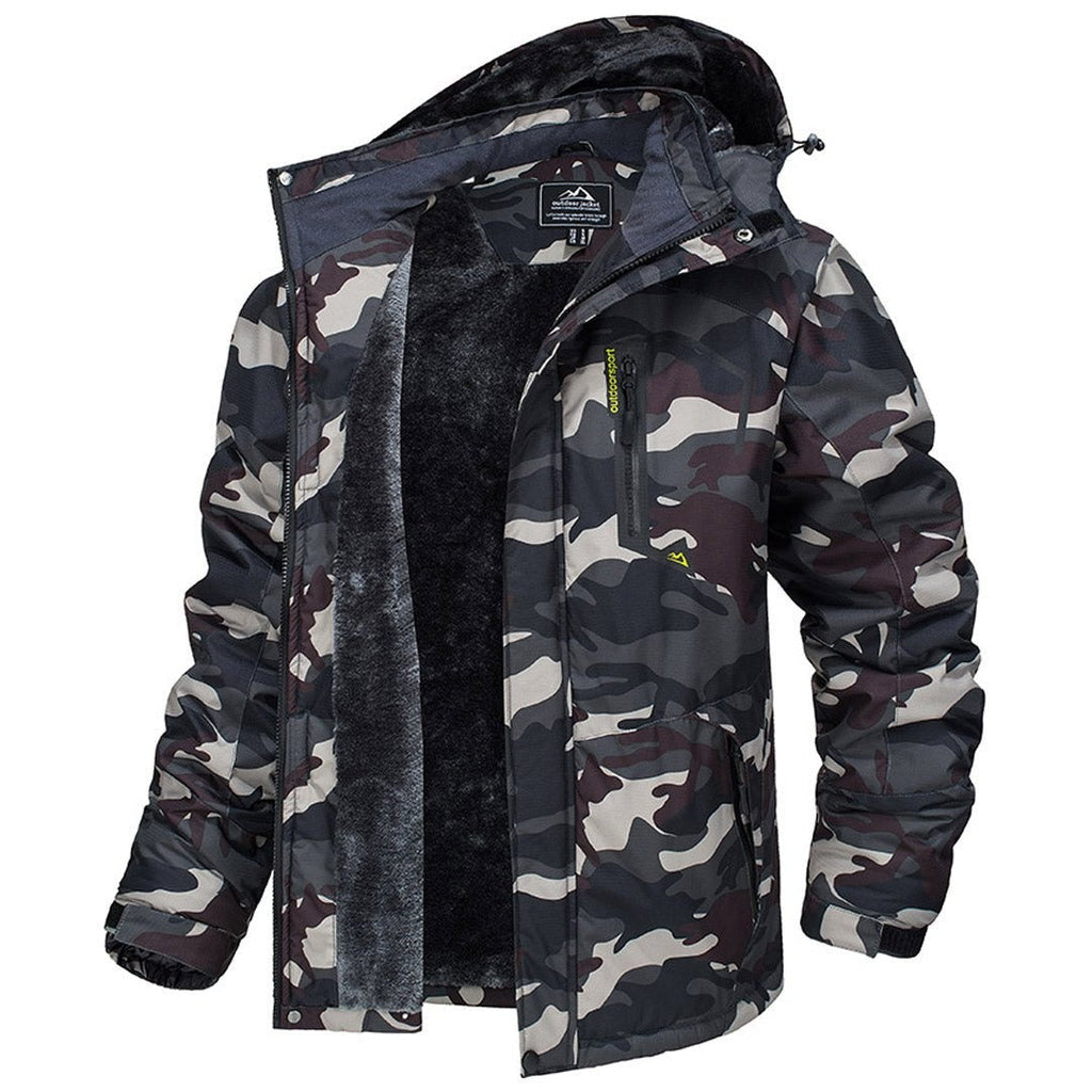 Sixto | Anorak Hombre Impermeable Forrado con Capucha
